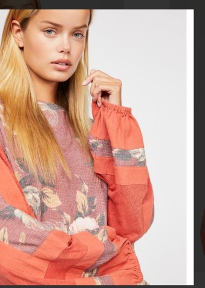 Free People Flower Patch Termal Top - Picture 3 of 8